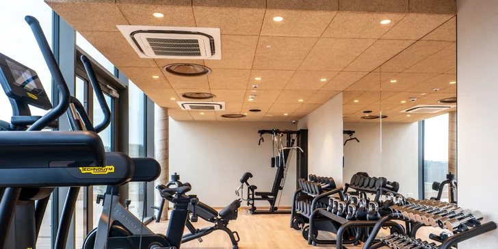 Využít můžete také fitness.