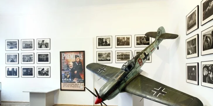 V expozici nechybí ani část věnovaná filmu Tmavomodrý svět.
