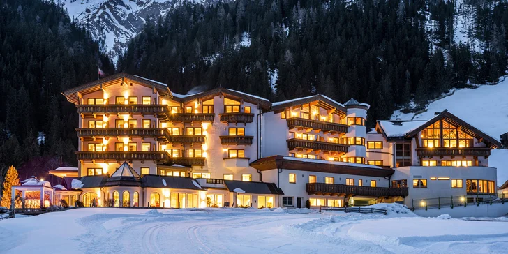 Super lyžovačka na Hintertuxu: hotel na dohled od ledovce, polopenze, wellness i aktivity