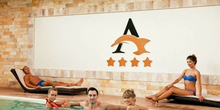 Možnosť popoludňajšieho vstupu do wellness centra hotela Atlantis s rozlohou 1000 m2 za doplatok 1000 HUF (cca 3 €)/osoba.