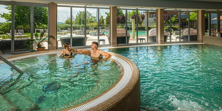 4* hotel na brehu Balatonu: polpenzia a neobmedzený vstup do wellness
