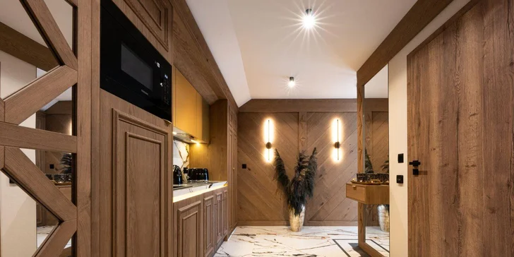 Apartmán Złote Turnie disponuje aj kuchyňou.