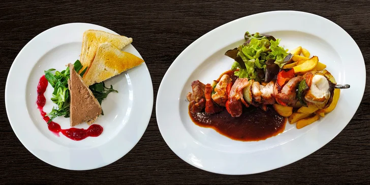 Na řadu přijde i dobré jídlo – naservírují vám tu 3chodové menu.