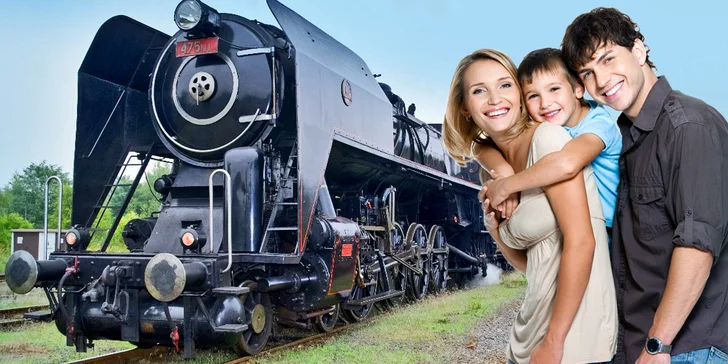 Odpolední výlet Parním vlakem do říše pohádek: zpáteční jízdenka s divadlem a dětský program