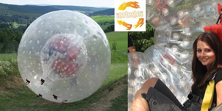 349 Kč za zorbing! Vyzkoušejte adrenalin zorbingu na vlastní kůži! Výjimečná nabídka pro všechny dobrodruhy s 50% slevou.