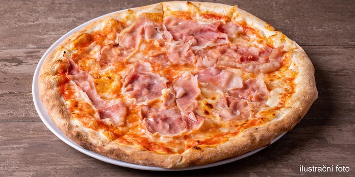 Pizza podle výběru ze 7 druhů i s nápojem pro 1 nebo 2 osoby