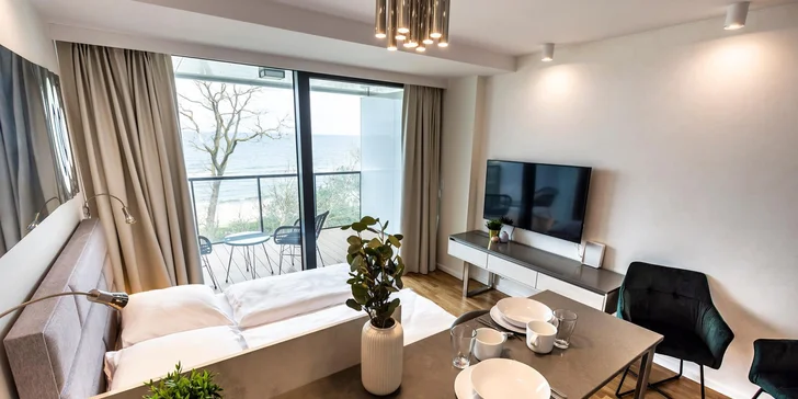 Do apartmánu se pohodlně vejdou dvě osoby, vzít s sebou můžete i dítě do 3,9 let (na lůžku s rodiči). 