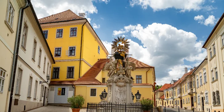 Barokní centrum města Győr.