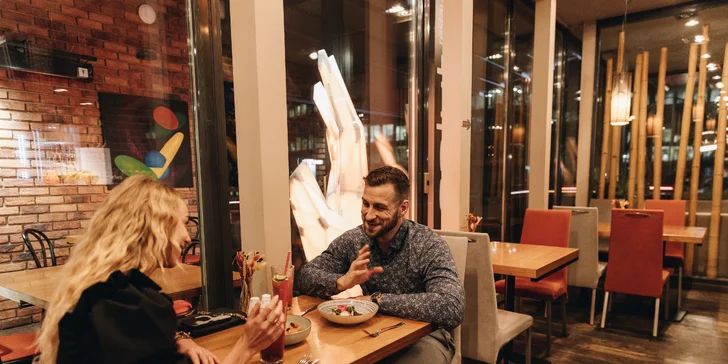 Vouchery platí na obědové menu a večeře.