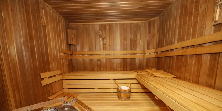 Čeká vás privátní relax ve wellness. 