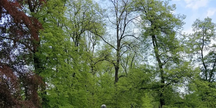 Park Československých letců v Ostravě. 