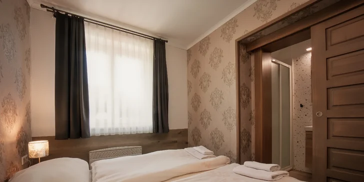 Ubytujete se v pokoji Komfort. 