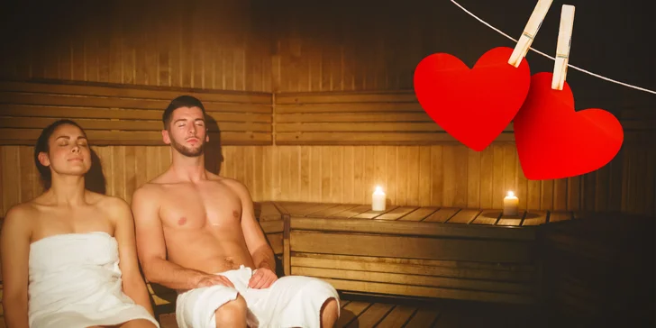 Valentínske saunovanie aj s masážami a šampanským