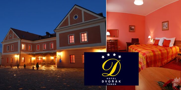 Odpočiňte si v jižních Čechách od podzimního shonu a dopřejte si ve DVOU relaxační pobyt v hotelu Dvořák****, příjemnou masáž, saunu, bazén a vířivku s 51% slevou!