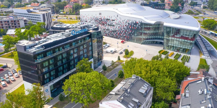 Moderné ubytovanie v centre Krakova s raňajkami či polpenziou a výhľadom na hrad Wawel
