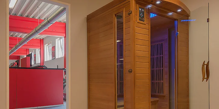 K dispozici je vám i infračervená sauna.