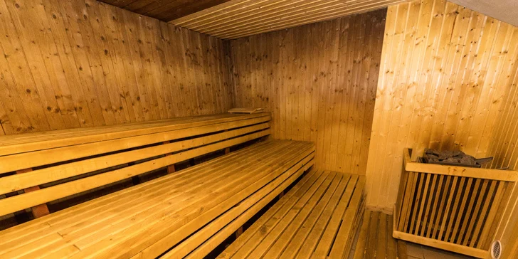 Za příplatek si můžete odpočinout v sauně.