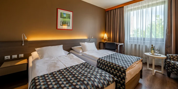 4* hotel Expo v Praze: moderní pokoj, velkolepá snídaně, jedna kouzelná noc i celý týden