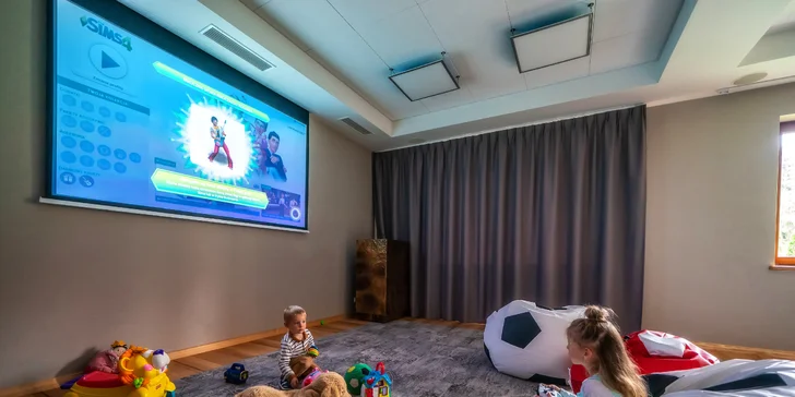 Pro nejmenší hosty je tu zřízen dětský koutek. 