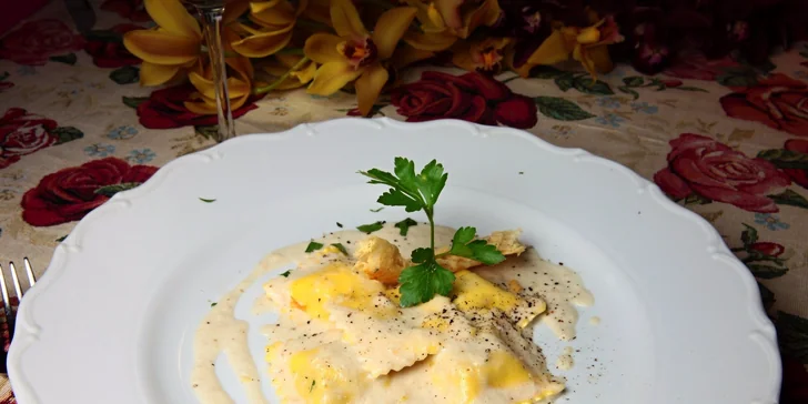 Raviolli con ricotta e spinaci (Menu 3)