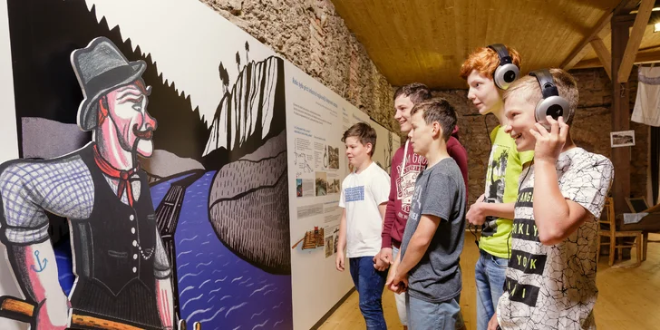 Zajímavá je také expozice Příběh řeky Sázavy.