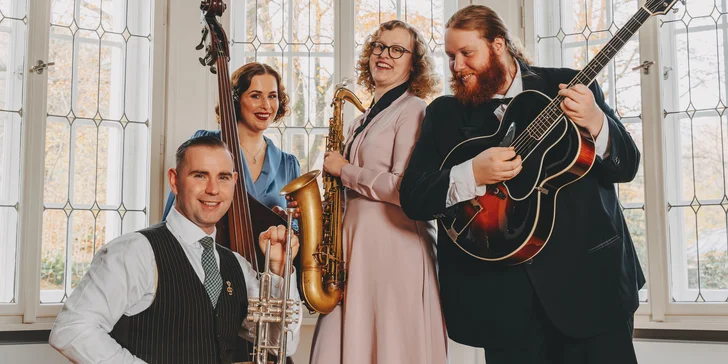 Koncert Zlatá horečka swingu a jazzu v unikátním kostele sv. Martina ve zdi