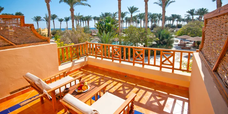Egypt all inclusive: hotel The Grand Makadi****+ s pozdějším check-outem, přímo u pláže