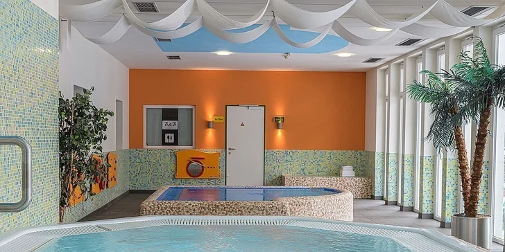 Tešte sa na neobmedzený wellness s dvoma saunami, vírivkou a bazénom.
