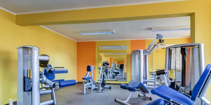 Do hotelového fitness budete mít vstup zdarma.