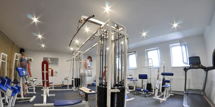 Do fitness můžete zajít také kdykoli. 