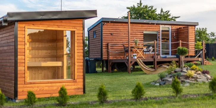Novinkou je sauna, kterou budete mít při pobytu k dispiozici.