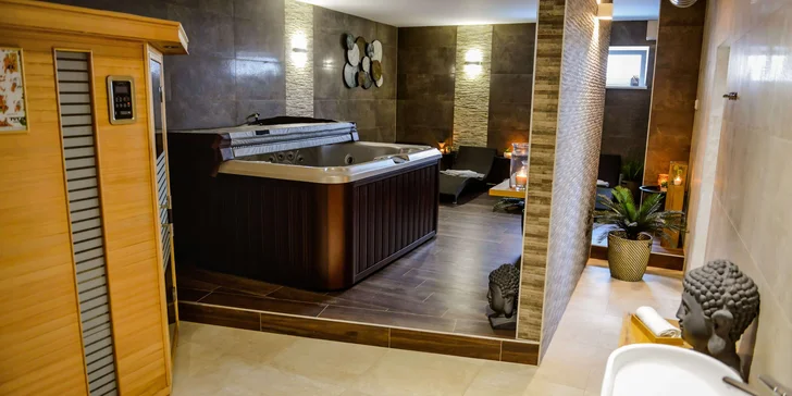 Užijete si aj dvojhodinový privátny vstup do wellness.