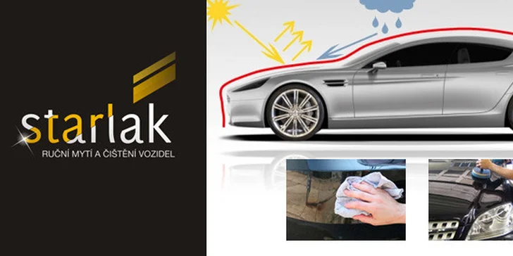 Jen 490 Kč za službu StarWAX (voskování a mytí auta) od společnosti Starlak. Ochraňte své auto před zimou a agresivní solí. StarWAX Vám zaručuje vysoký lesk laku a životnost až 1 rok! Vaše auto bude hvězda se slevou 50%!