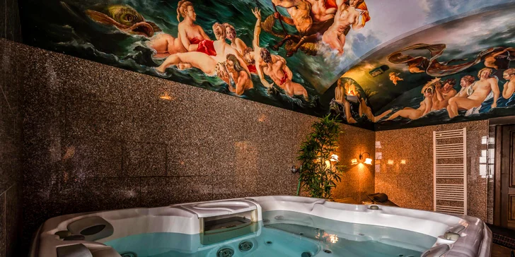 V balíčcích je pro vás připraven 50 min. privátní vstup do wellness pro 2 osoby.