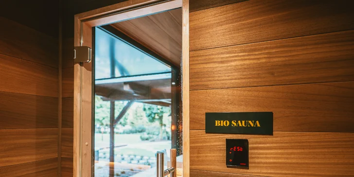 Wellness není privátní, mohou tu tedy být i další hosté. 