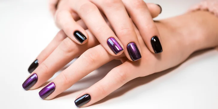 Manikúra s gel lakem CND Shellac, ochranná péče o nehty IBX Repair i parafínový zábal rukou