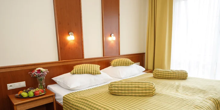 Rodinné apartmány mají kromě ložnice i obývací pokoj. 