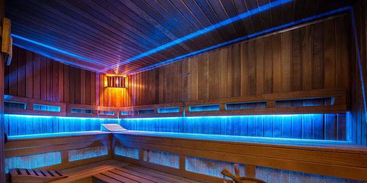 Vo wellness sa nachádza fínska aj parná sauna