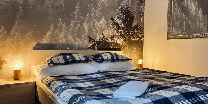 Do apartmánu se vejde celá rodina nebo parta – v nabídce jsou vouchery až pro 10 osob. 