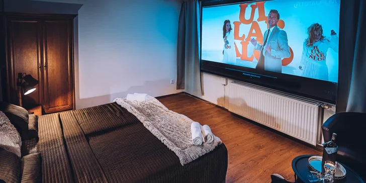 Nejlepší je mít obojí rovnou na pokoji – což vám splní apartmány penzionu Wendy v Moravském krasu. (Apartmán 2)