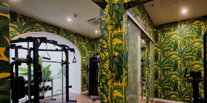 I fitness můžete navštěvovat neomezeně.