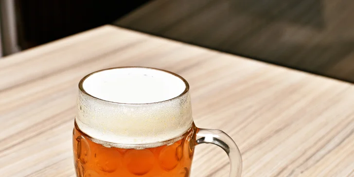 V rámci voucheru si dáte i něco k pití, třeba pivo nebo Colu.