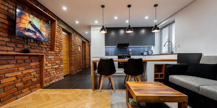 Bydlet budete v moderních apartmánech.