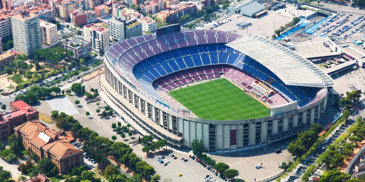 Nadšení budou i milovníci sportu, uvidíte stadion Camp Nou FC Barcelona.

