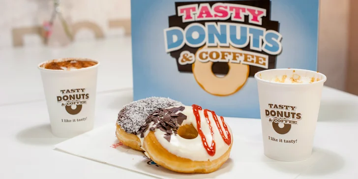 Skvelé donuty a káva v Tasty Donuts v obchodnom centre Central