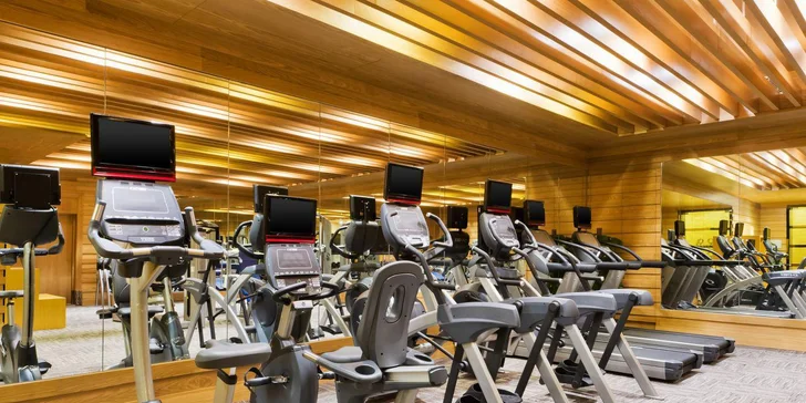 Aktivní hosté mohou využít fitness.