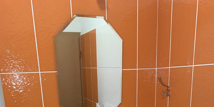 K apartmánu patří samozřejmě i koupelna s toaletou.