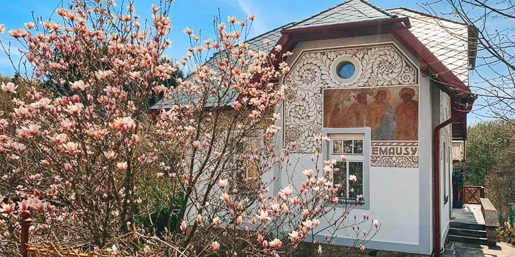 Villa Emausy se nachází u lázeňského parku.