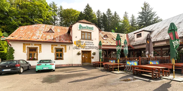 Otevřený voucher do tradičního hostince: cokoli z jídelního lístku v hodnotě 500 až 2000 Kč