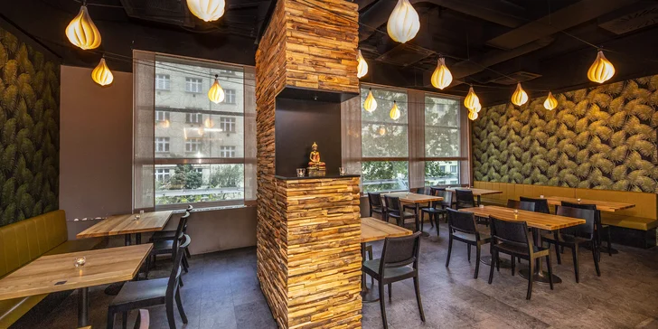 Restaurace se nachází ve 4. patře OC Atrium Flóra.